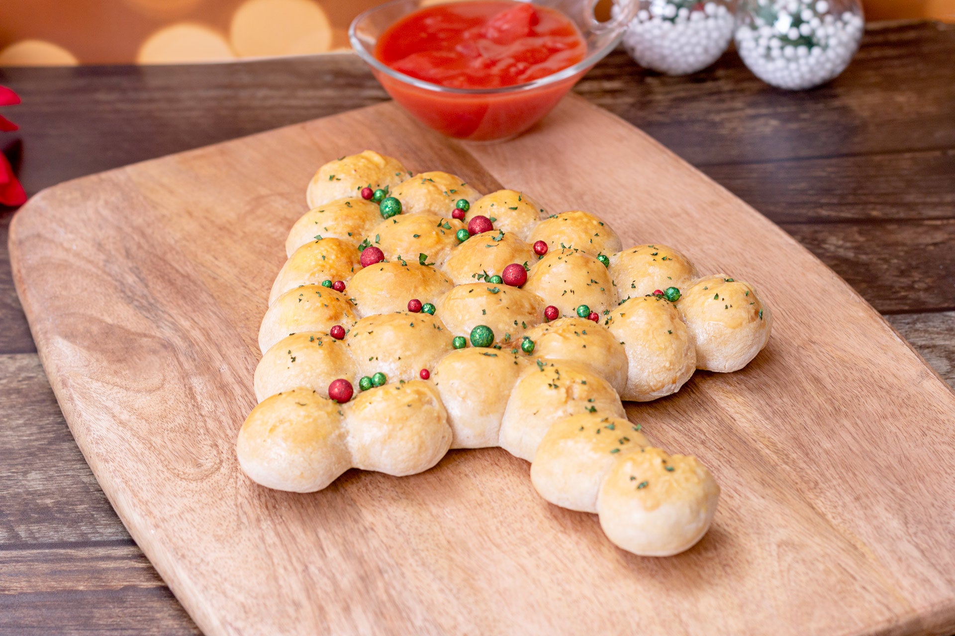 Christmas Tree Dough Balls