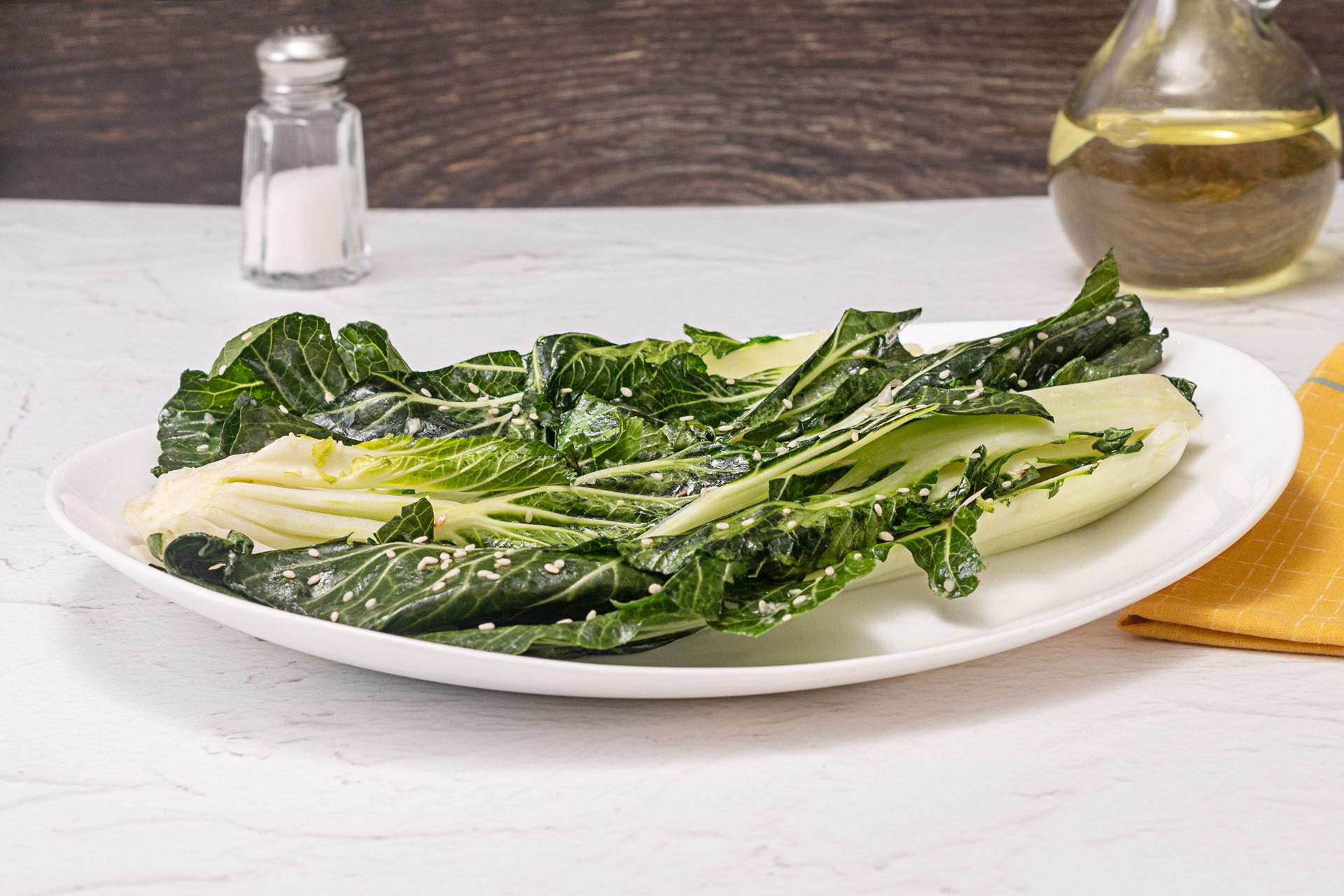 Garlic-Fried Bok Choy